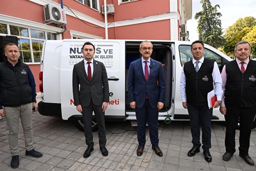 Vali Seddar Yavuz, Nüfus Mobil Hizmet Aracı Tanıtım Töreninde Vatandaşlara Çağrıda Bulundu