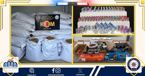 Kaçak Tütün ve Sigara Operasyonları Hakkında Basın Açıklaması